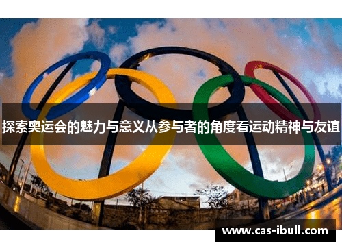 探索奥运会的魅力与意义从参与者的角度看运动精神与友谊