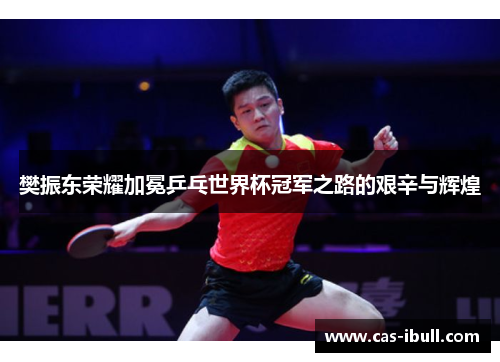 樊振东荣耀加冕乒乓世界杯冠军之路的艰辛与辉煌