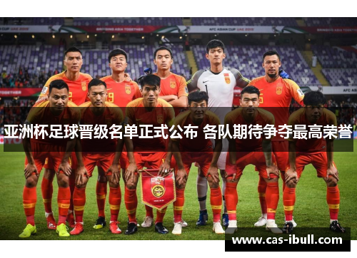 亚洲杯足球晋级名单正式公布 各队期待争夺最高荣誉
